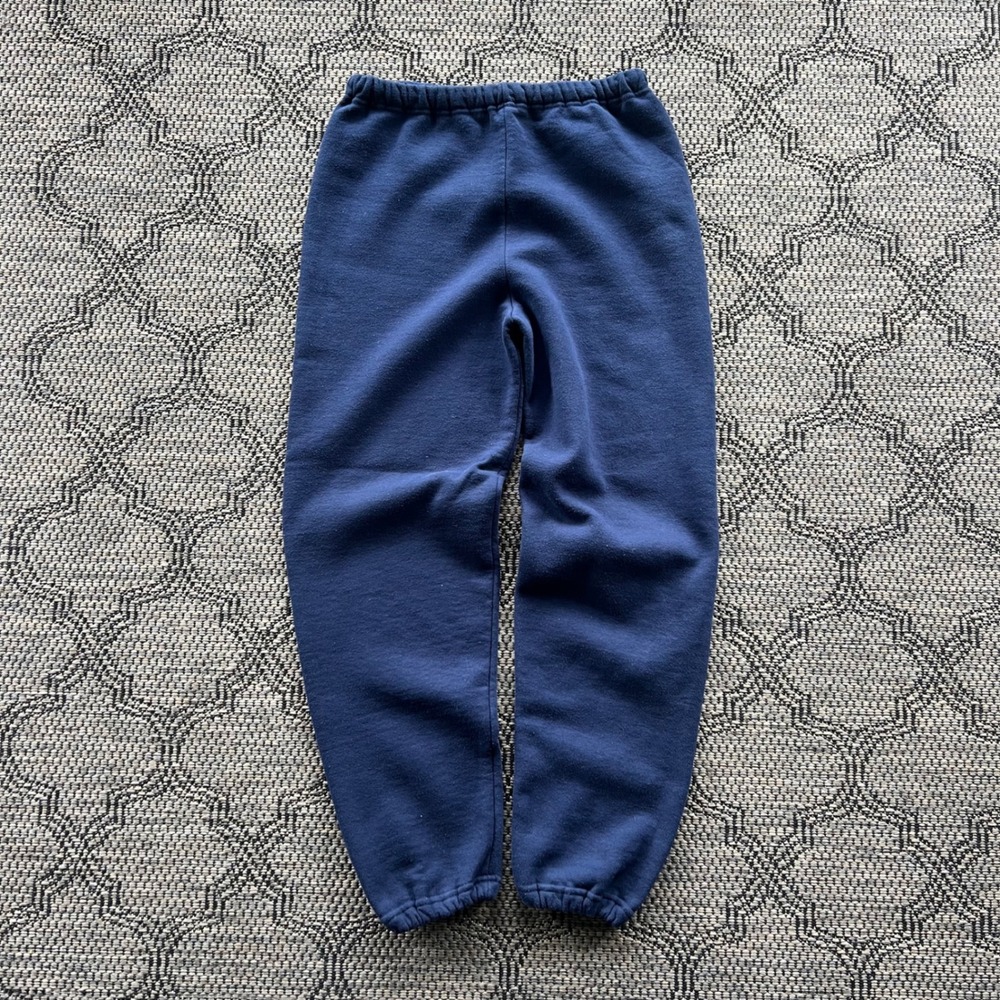 Vintage Russell Athletic Sweatpants Mens Large Blue 90s Fleece Jogger Loungewear